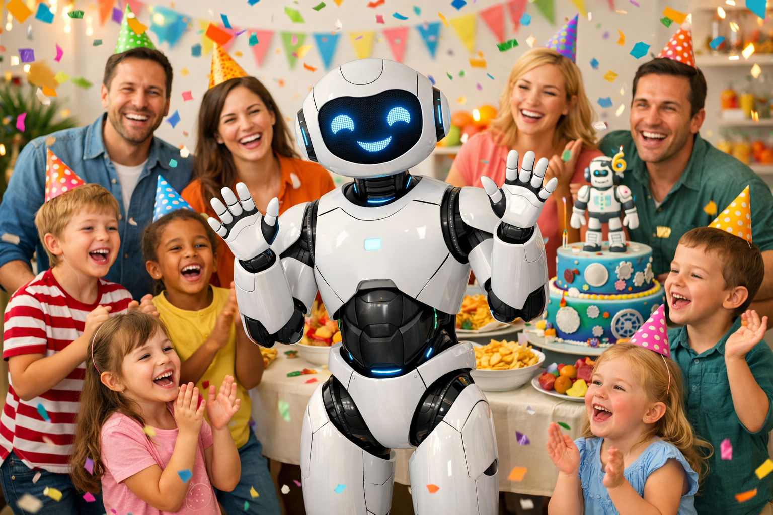 Humanoid Robot Birthday Party